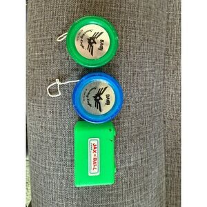 Vintage Jacks & Balls set and Two YoYo's